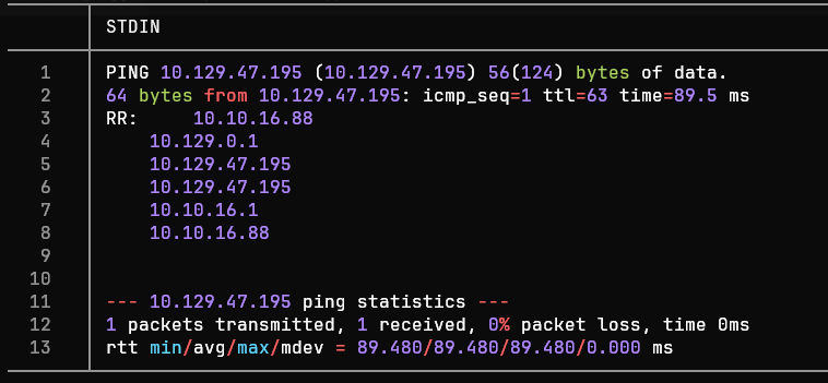 Arp-Scan output