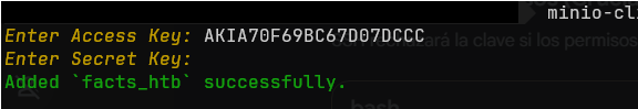 Setting the alias for the S3 bucket