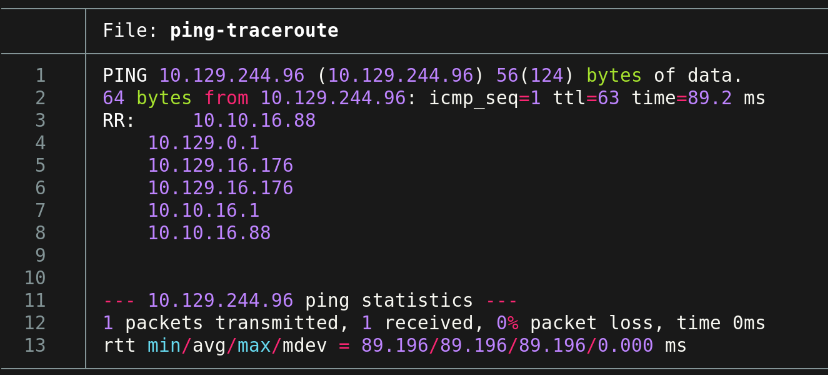 Arp-Scan output